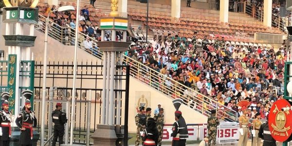 Pakistan India Flag Ceremoney