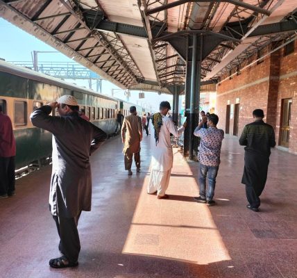 Railway Platform Karachi Station