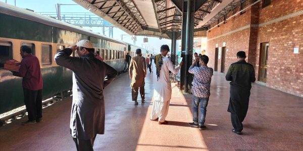 Railway Platform Karachi Station