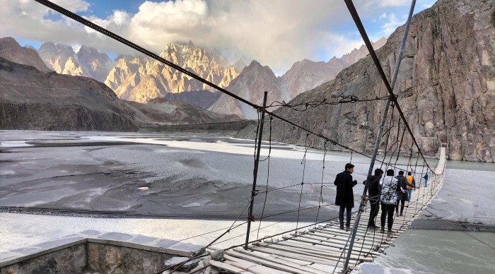 Hussaini Bridge Hunza 1